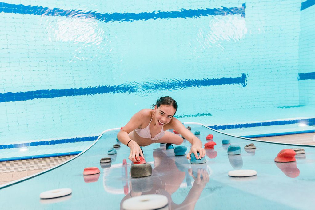 Therme Amade Salzburger Land, Kletterwand für Ihren Urlaub